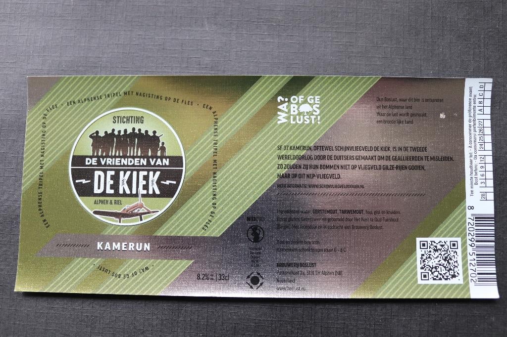 bier etiket, Verzamelen, Ophalen of Verzenden, Nieuw, Overige typen, Overige merken