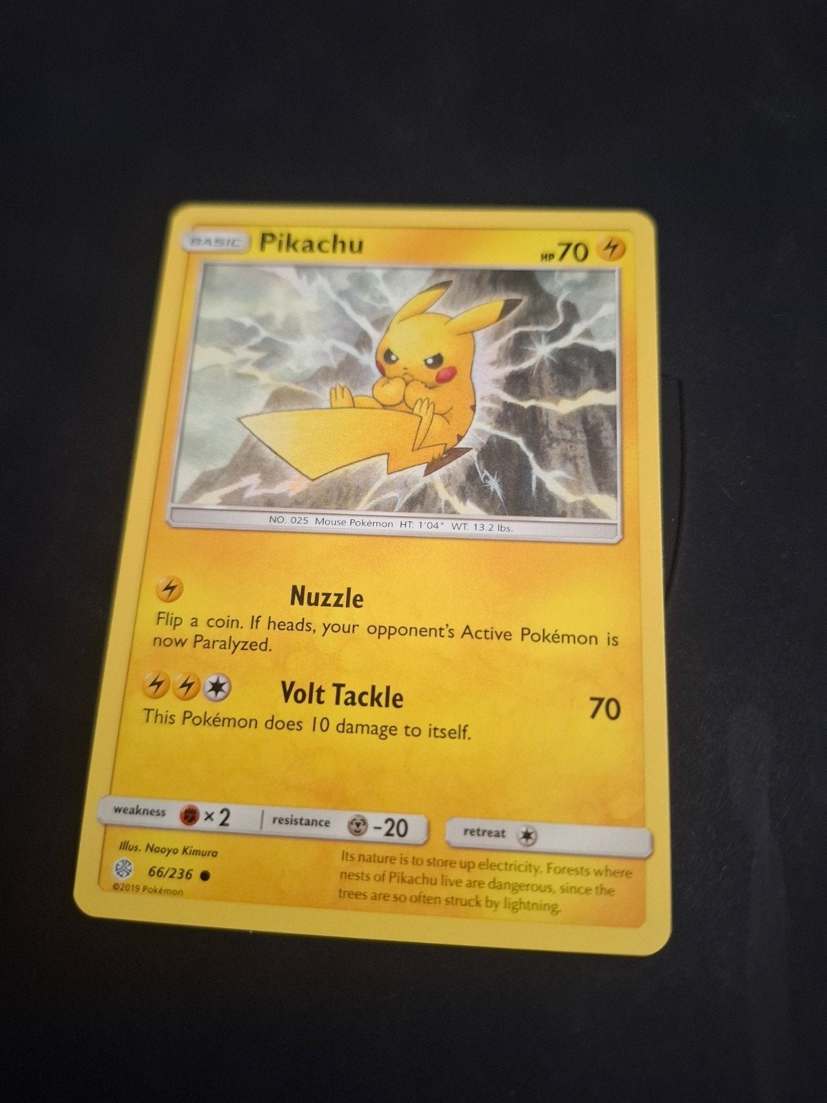 Carte Pikachu Pokémon 66/236 - Comme neuve, Enlèvement ou Envoi