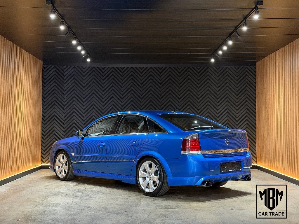 ✅Opel Vectra 2.8 Turbo V6 24v OPC GARANTIE Recaro Navi Zverw, Voorwielaandrijving, Zwart, Blauw, Parkeersensor