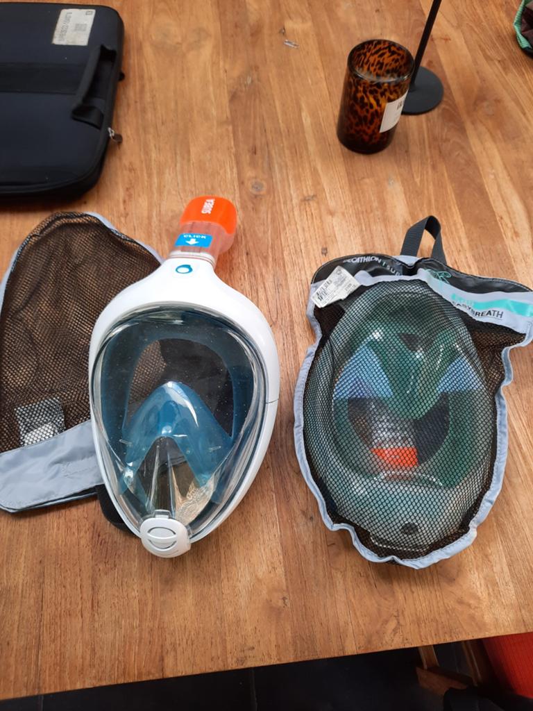Subea easybreath snorkelmasker, Ophalen