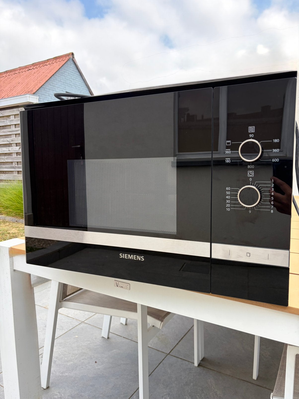Siemens inbouwmicrogolf, Elektronische apparatuur, Microgolfovens, Ophalen, Zo goed als nieuw, Grill, Draaiplateau