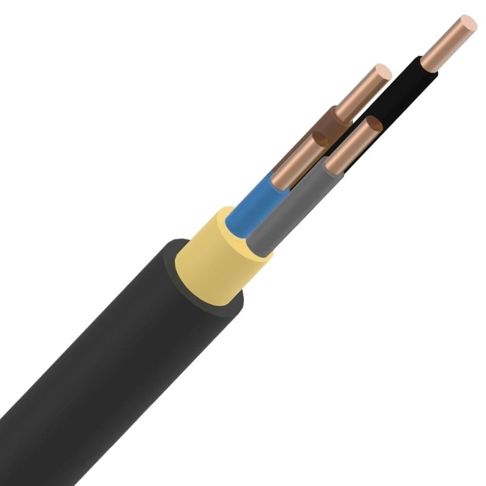 EXVB energie- en aansluitkabel XLPE/PVC 1kV 4X10mm², Enlèvement, Comme neuf