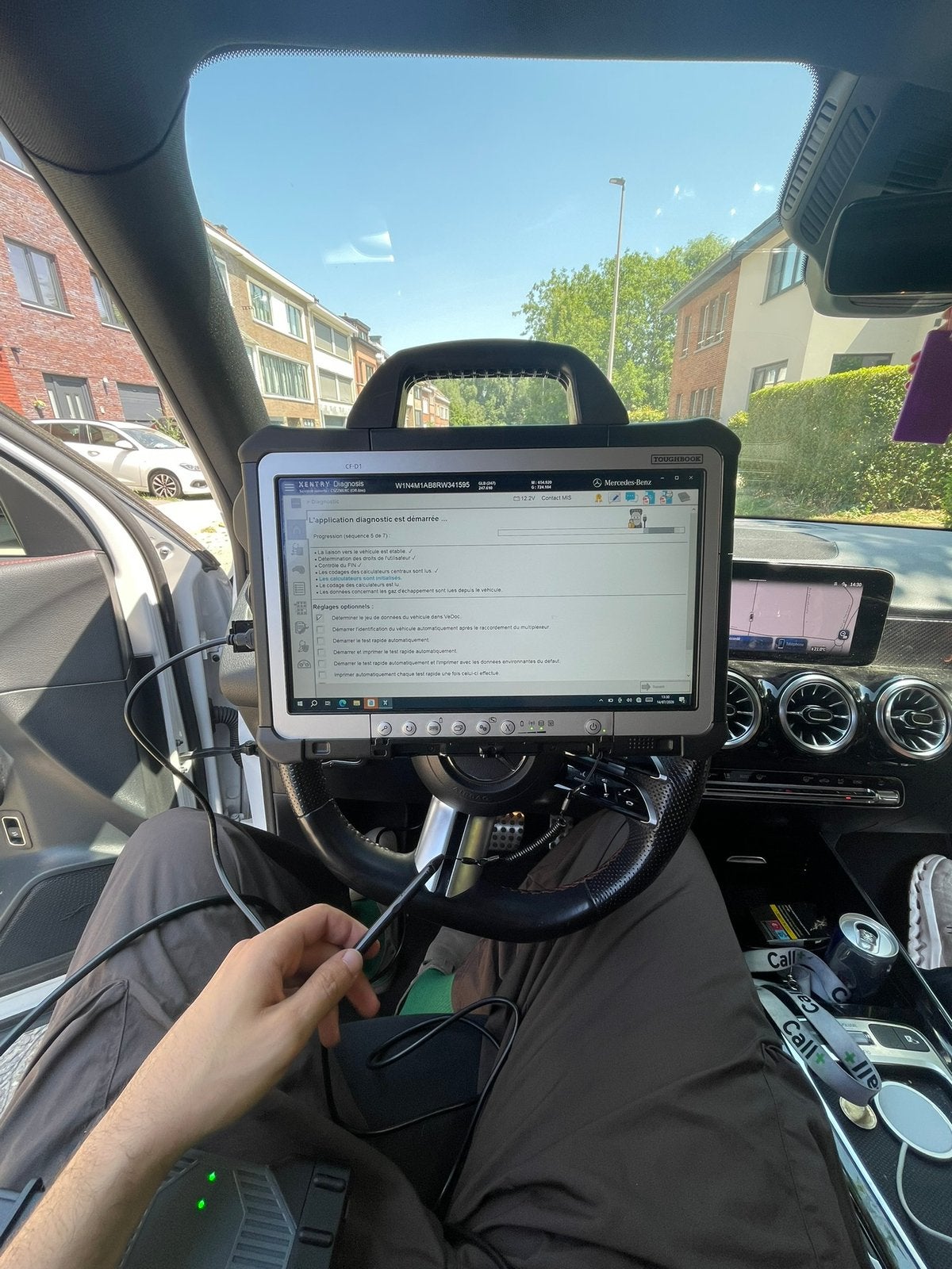 Appareil de dizgnostic Mercedes, Computers en Software, Overige Computers en Software, Ophalen of Verzenden, Zo goed als nieuw