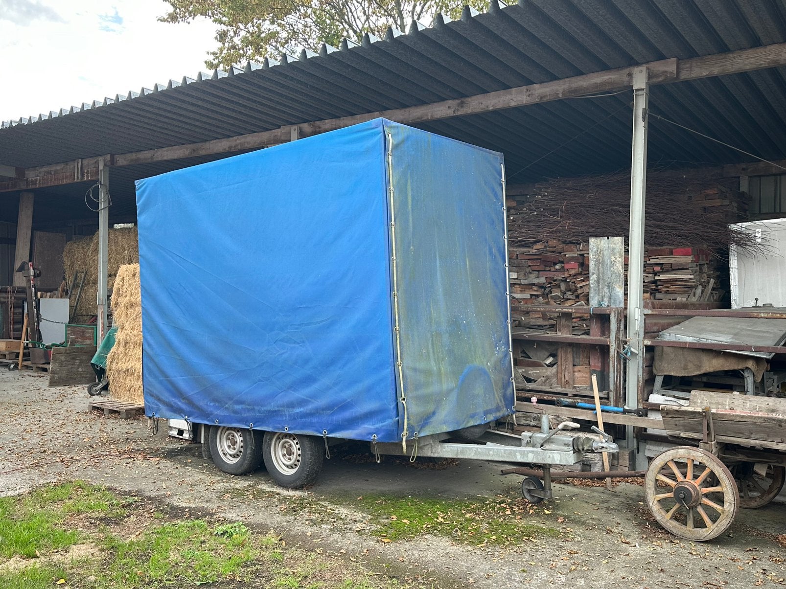 Gesloten aanhangwagen, Auto diversen, Ophalen, Zo goed als nieuw