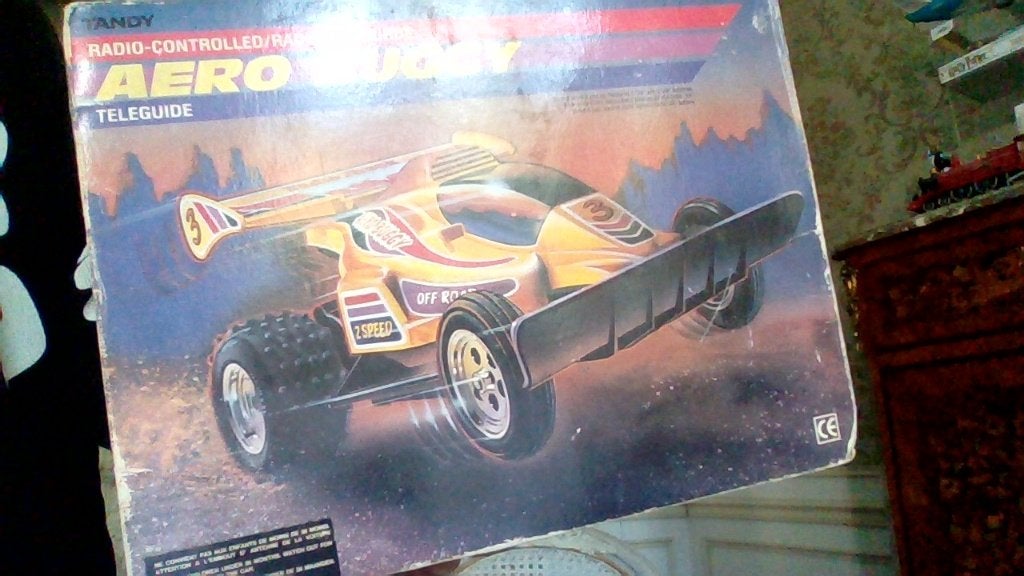 Ancienne voiture télécommandée en boite, Ophalen