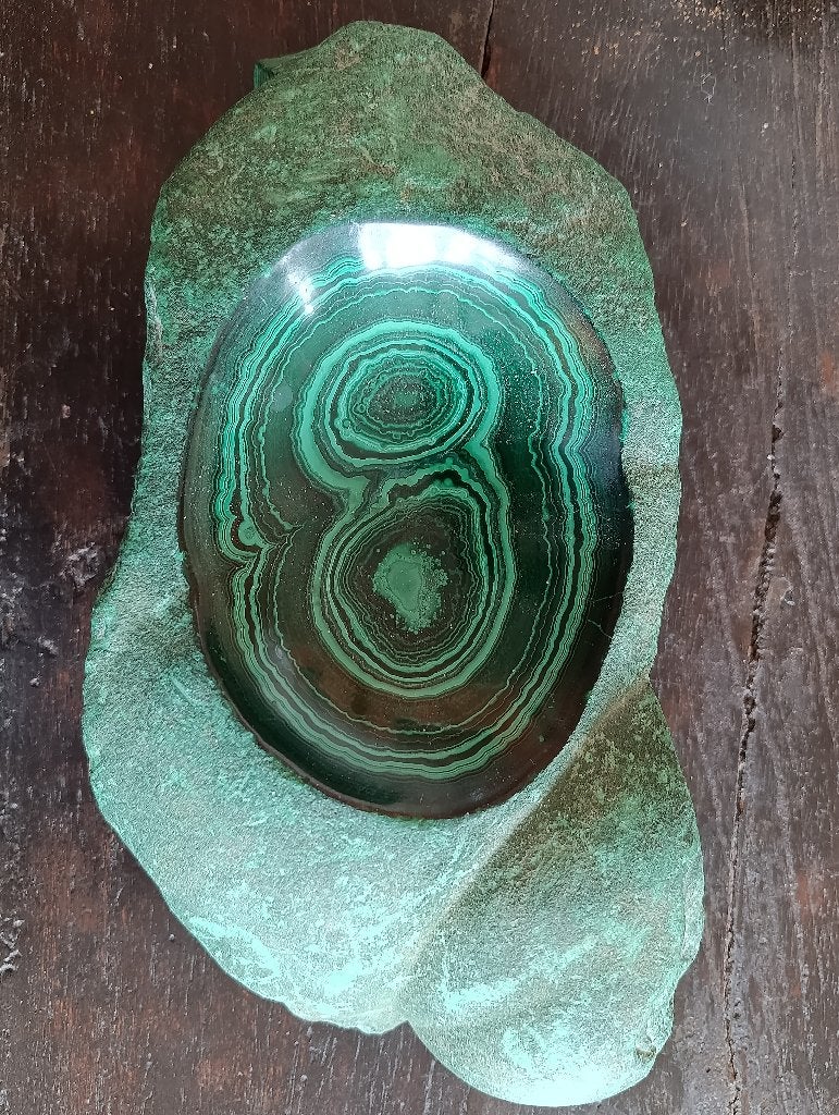 cendrier malachite du Congo (Zaïre), Ophalen, Mineraal