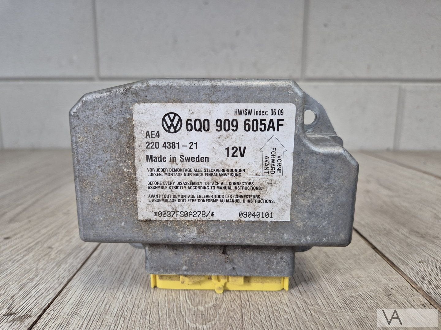 VW New Beetle cabriolet 2002 -2010 airbag module 6q0909605af, Volkswagen, -, Utilisé, -