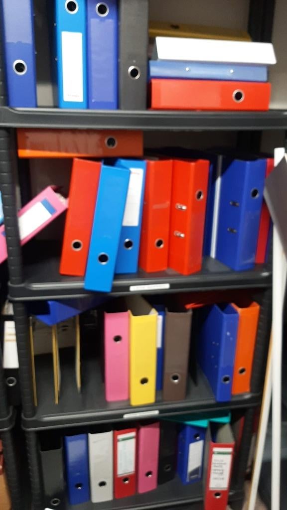 Klasseurs - mappen in verschillende kleuren, Diversen, Schoolbenodigdheden, Ophalen, Gebruikt