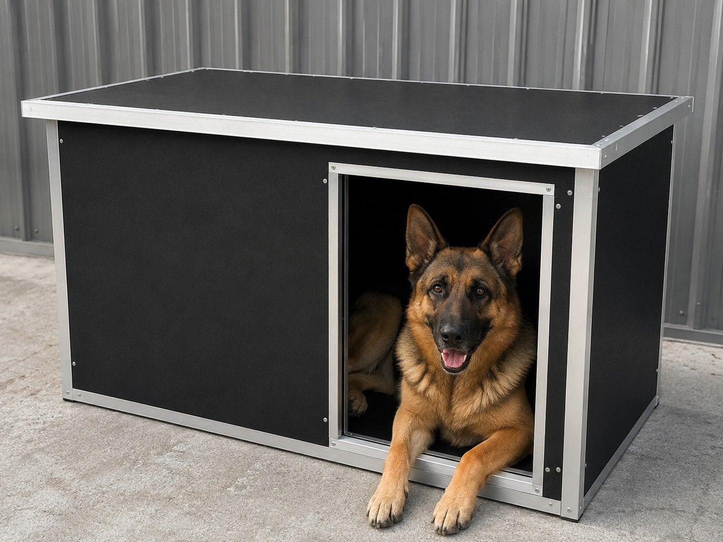 Hondenhok kennel, Ophalen, Hondenhok