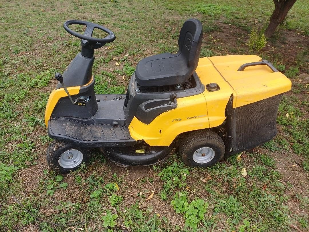 stiga zitmaaier (combi 166) met mulchkit, Stiga, Moins de 90 cm, Enlèvement, Utilisé