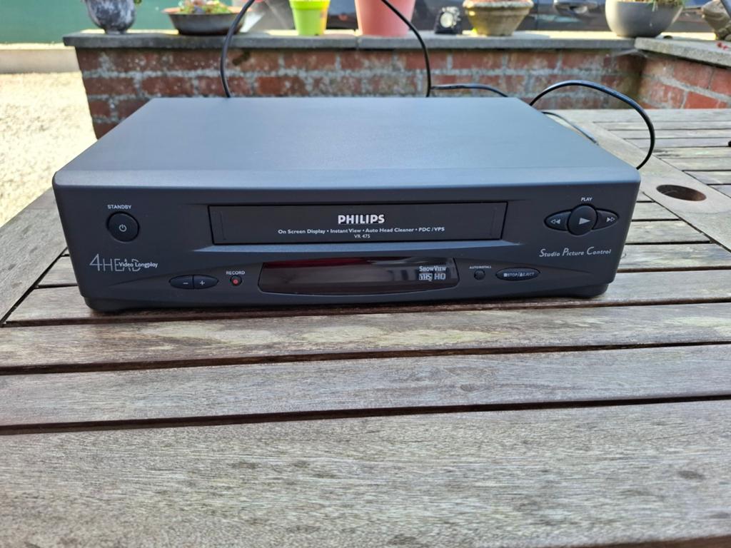Video van Phillips, 4 head, vr475, Ophalen, Gebruikt, VHS-speler of -recorder