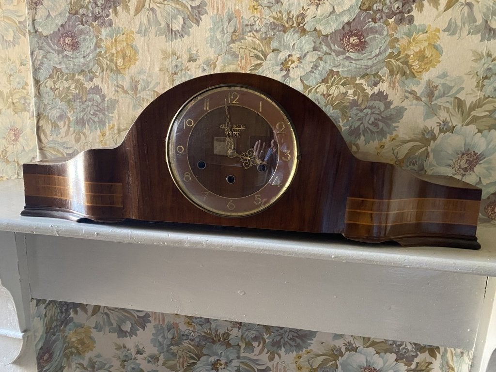 Westminster heeft 11 vintage robijnen klok, Gebruikt, Vintage, Ophalen of Verzenden, Overige merken