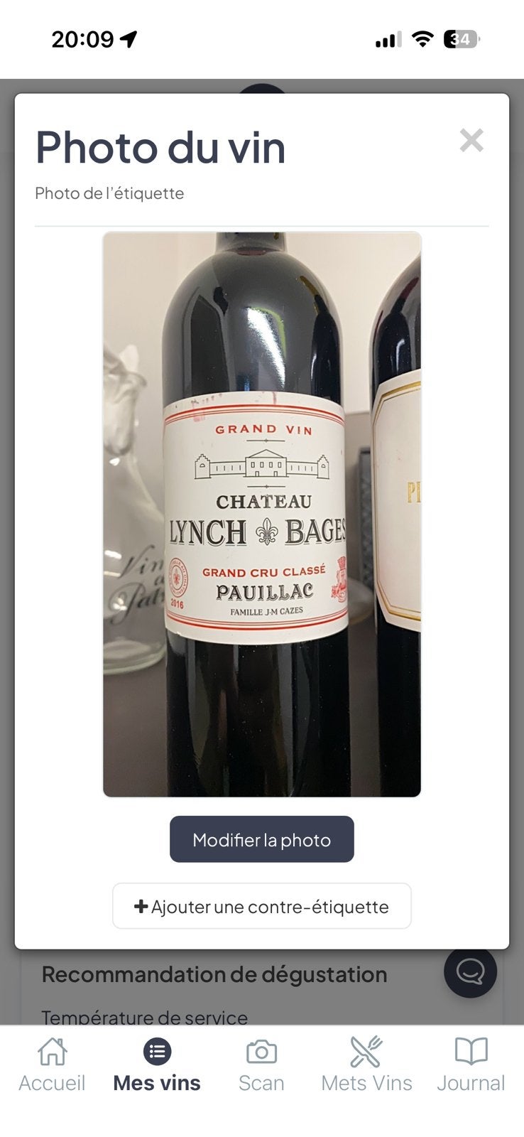 Lynch bages 2016, Ophalen, Zo goed als nieuw