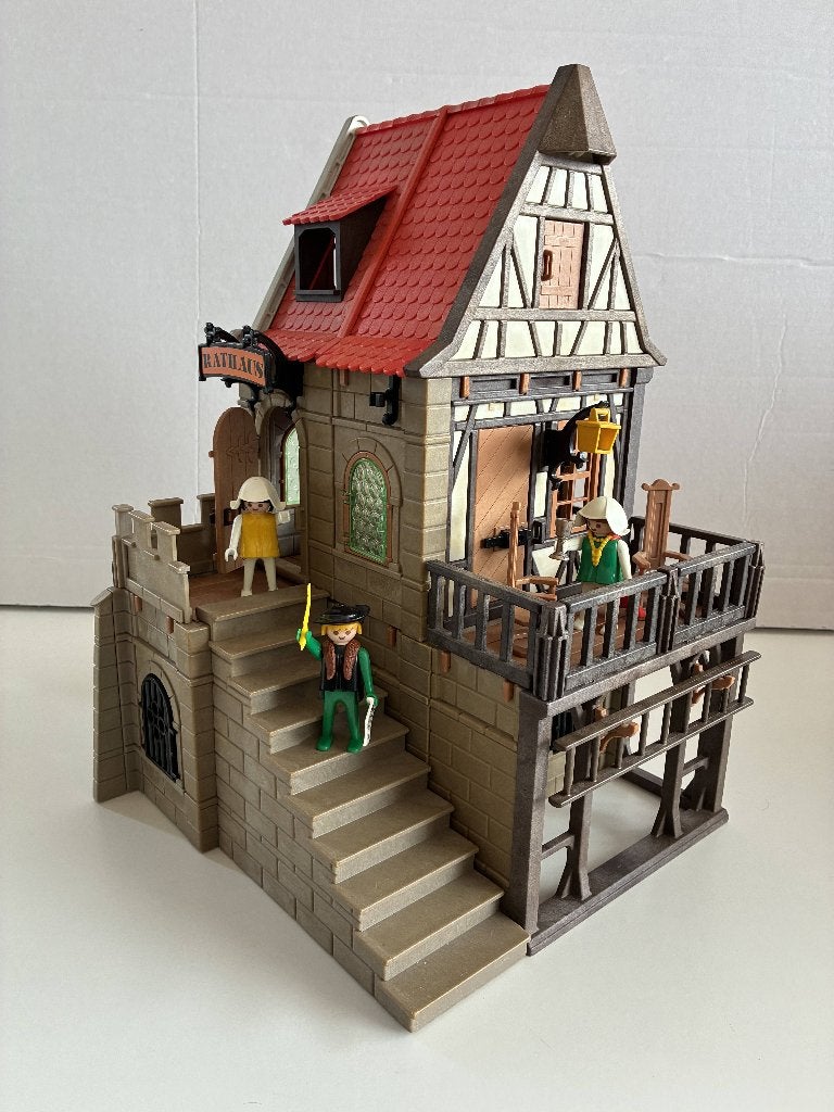 Playmobil 3447 Rathaus / Middeleeuws Stadshuis - Lot B3, Kinderen en Baby's, Gebruikt, Gebouw, Complete set, Historisch