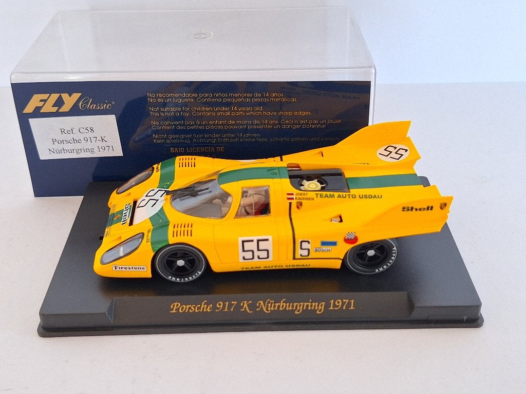 Fly Porsche 917-K Nurburgring #55 1971 C58, Enfants & Bébés, Neuf, Autres marques, Électrique, Enlèvement ou Envoi