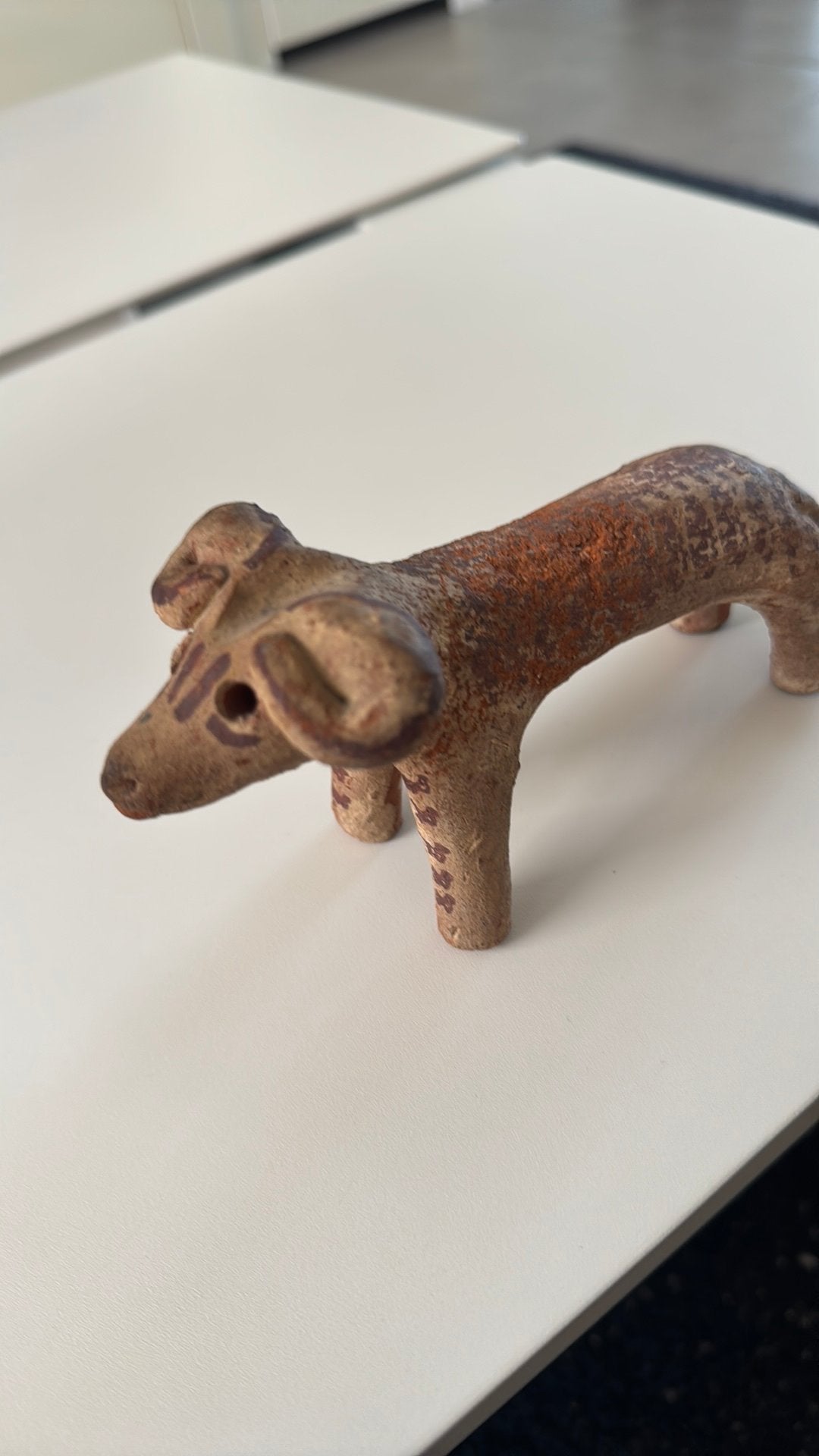 Terracotta beeldje 15 cm, Enlèvement, Utilisé
