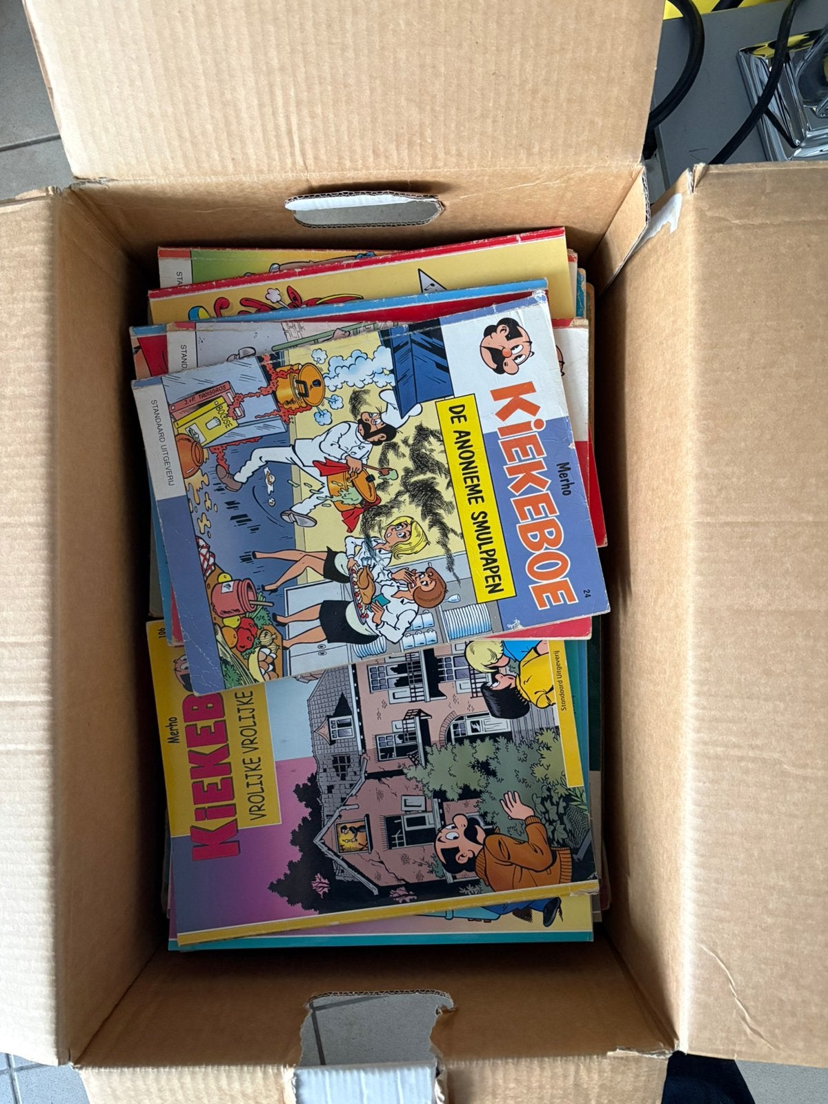 Lot stripverhalen Kiekeboe, Suske & Wiske, Rode Ridder etc, Ophalen, Gelezen