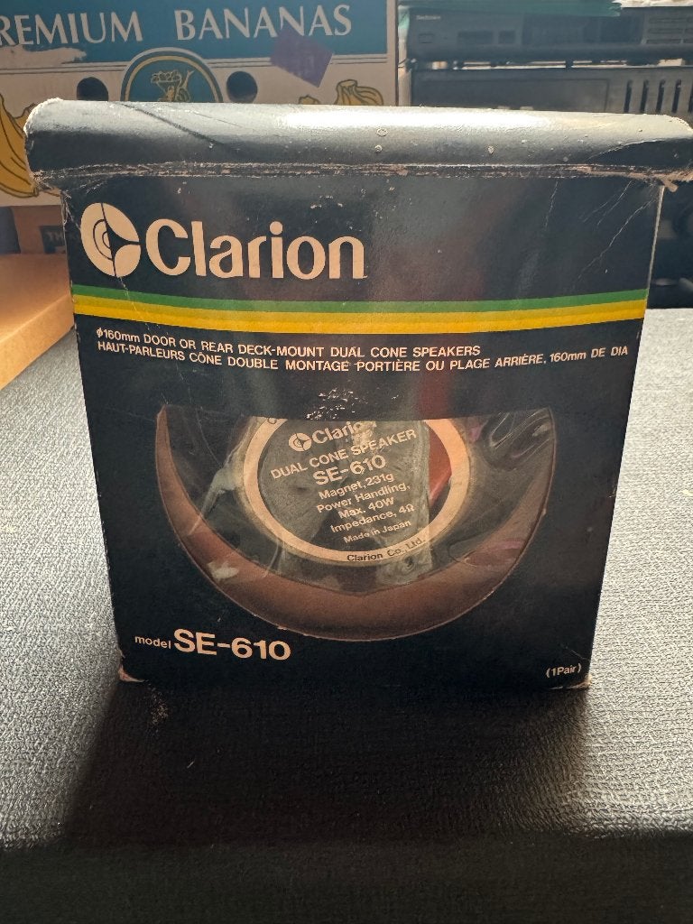 Clarion autospeakers, Enlèvement ou Envoi