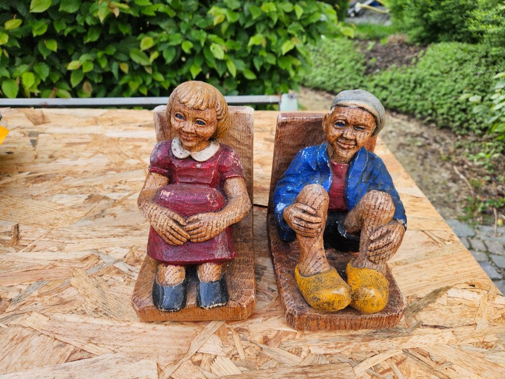Antieke boekensteunen, Antiquités & Art, Antiquités | Accessoires de maison, Enlèvement ou Envoi