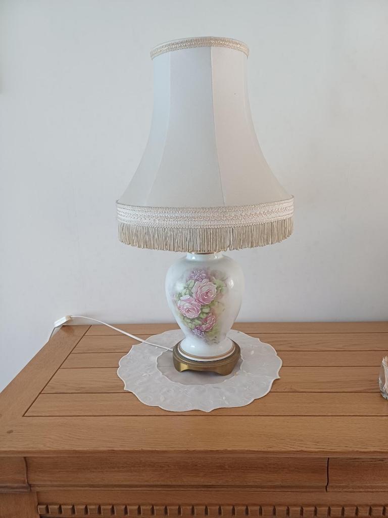 Mooie porseleinen lamp, Enlèvement, Comme neuf, 50 à 75 cm