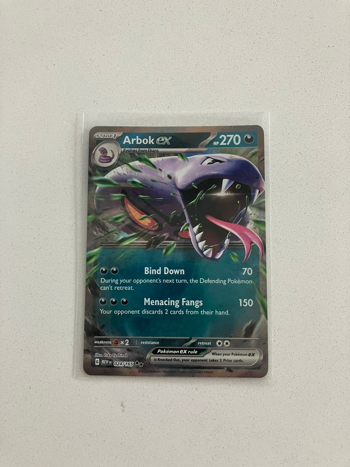 Arbok ex (MEW 024), Hobby en Vrije tijd, Ophalen of Verzenden, Nieuw