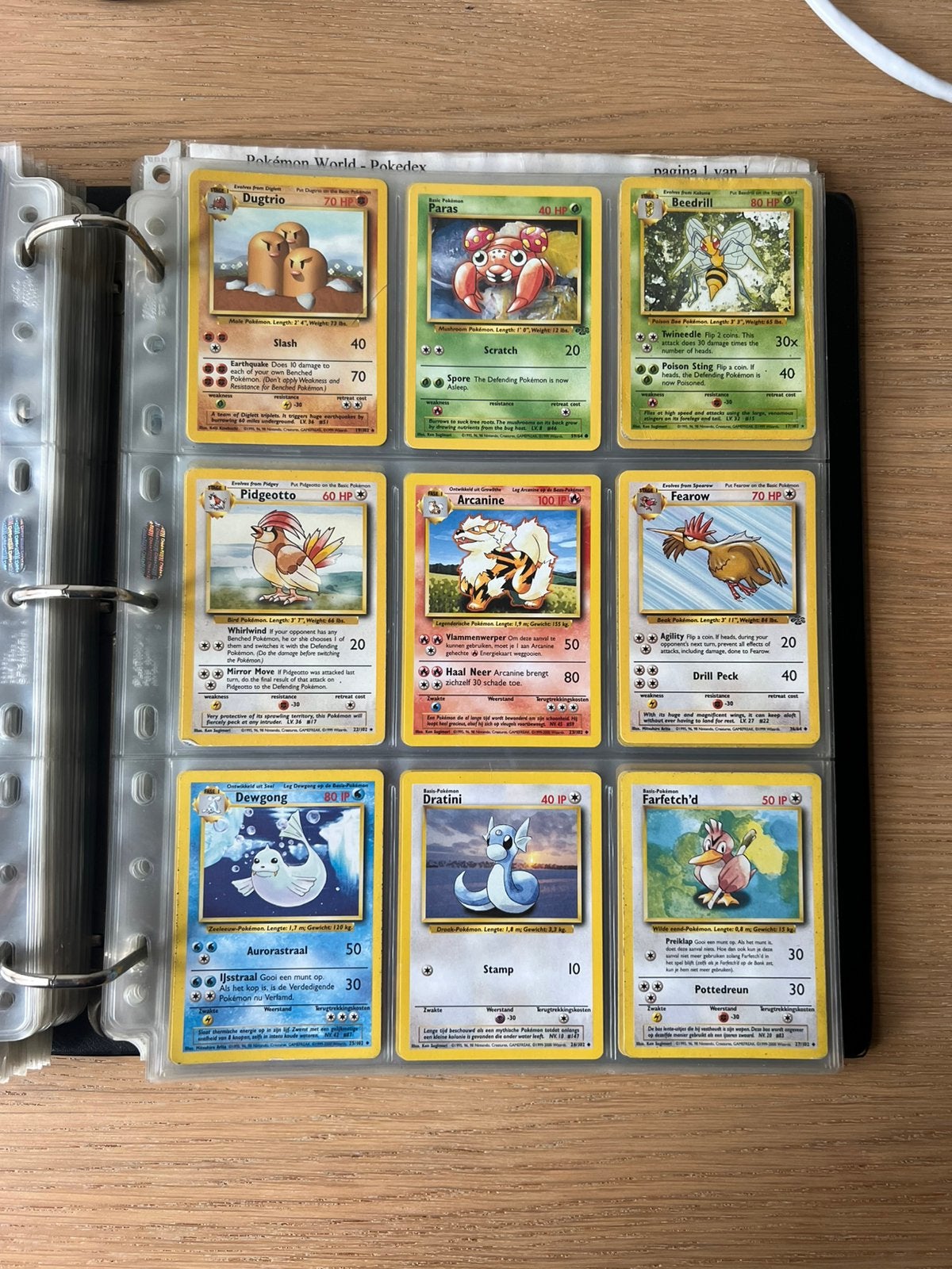 Pokémon Vintage Binder Part 3 +-500 Kaarten (+-50), Enlèvement, Comme neuf