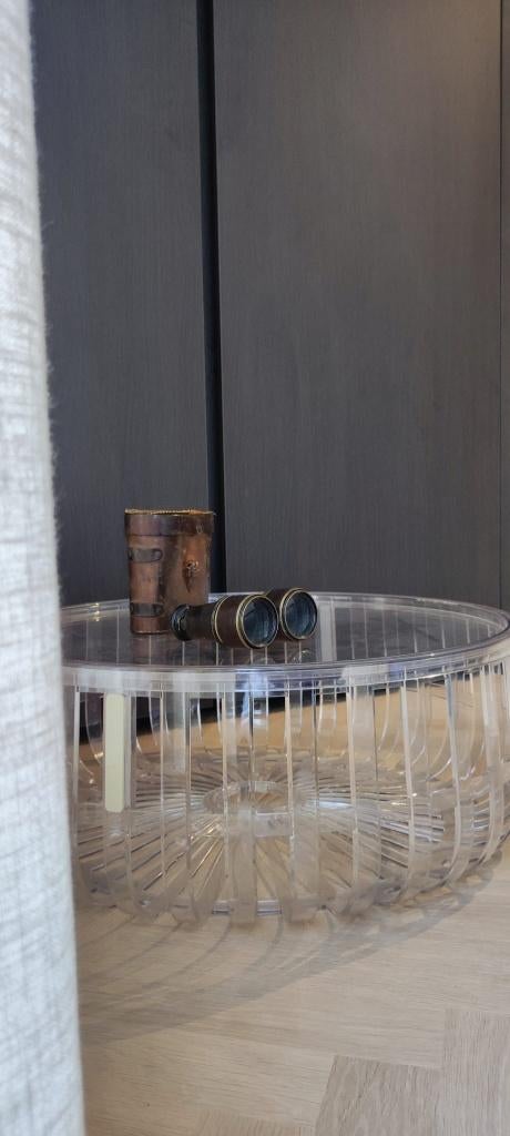 Bijzet-opbergtafel van Ronan & Erwan Bouroullec voor Kartell, Huis en Inrichting, Ophalen, Minder dan 45 cm, Kunststof, Rond