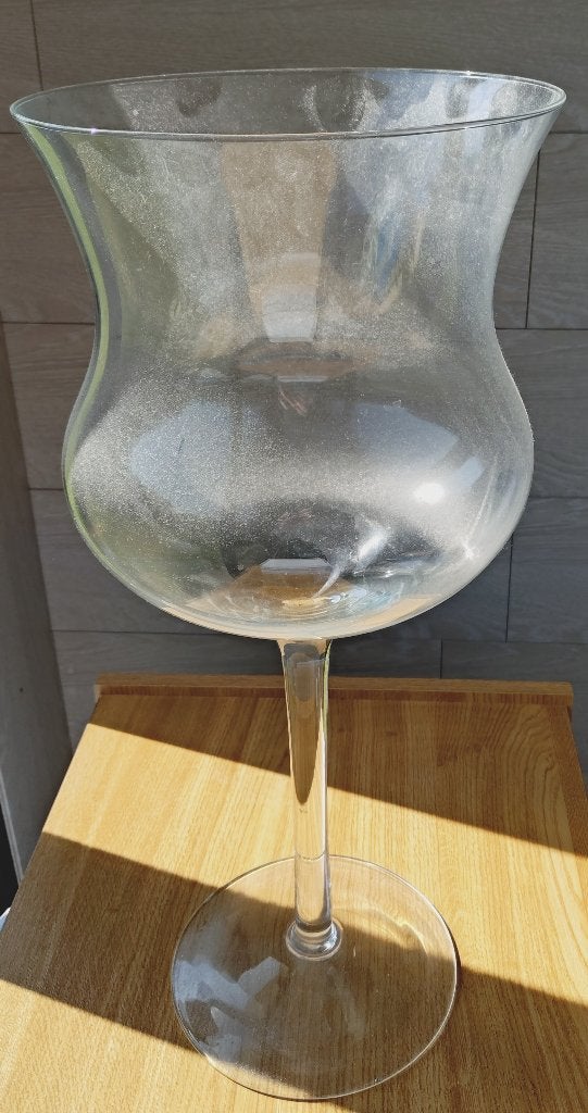 grand vase décoratif, Enlèvement, Utilisé, Transparent, Verre