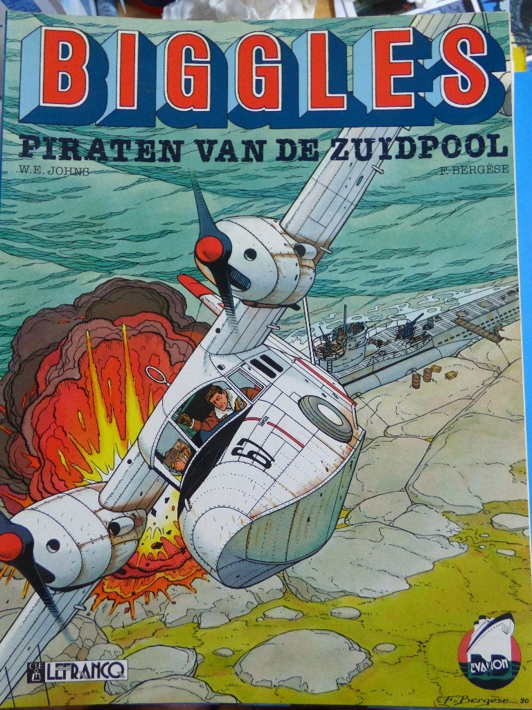 biggles  , piraten van de zuidpool ,   softcover, Ophalen of Verzenden