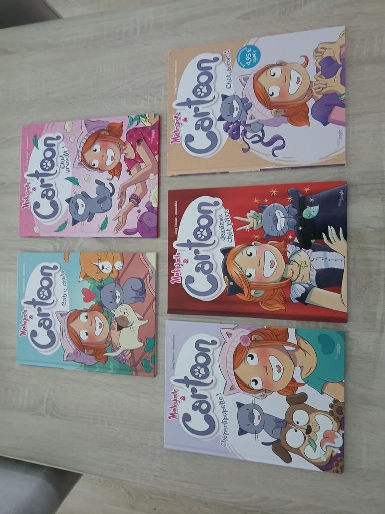 De 5 delen van „Mistinguette & Cartoon”, Ophalen
