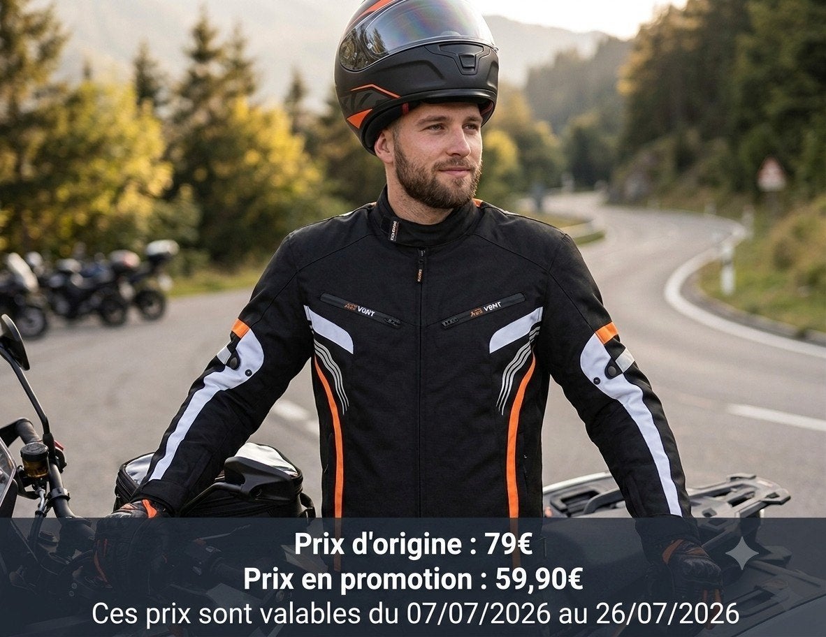 Veste de Moto textile cordura 600D neuf CE protecteurs, Motos, Envoi, Neuf, avec ticket, Femmes, Manteau | tissu