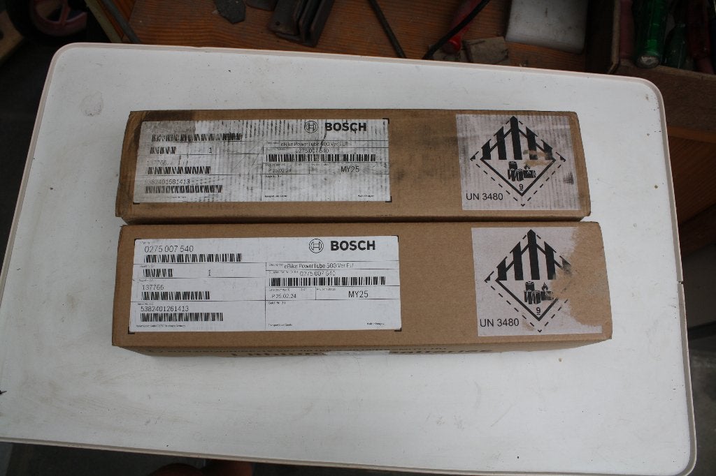 2x nieuwe fietsaccu bosch power tube 500, Vélos & Vélomoteurs, Vélos électriques, Neuf, Gazelle, Enlèvement