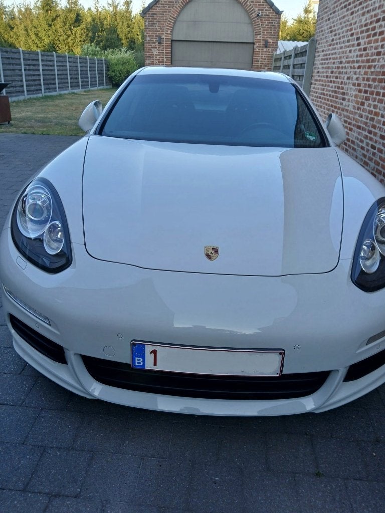 Porsche PANAMERA 3.0i v6 hybride - slechts 85.000km -1st eig, Auto's, Automaat, Achterwielaandrijving, Wit, Leder
