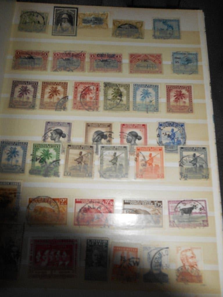 Lot de Timbres Congo Belge oblitérés, Enlèvement ou Envoi