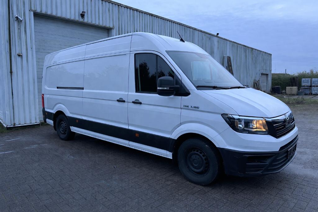 SOLD/VENDU/VERKAUFT MAN TGE 2.0TDI 3.180 177PK L4H3 Location, Autos, Camionnettes & Utilitaires, Achat, Euro 6, 3 places, Noir