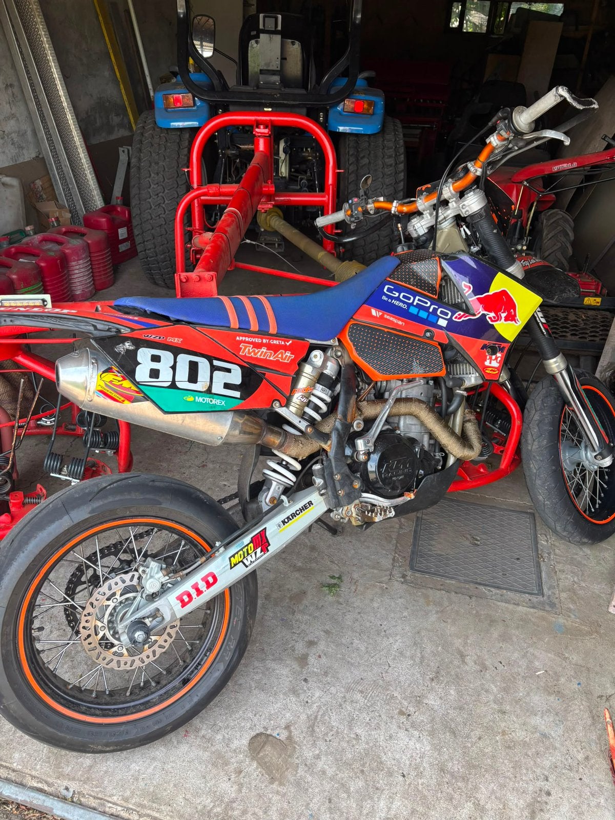 KTM 450 SMR Supermoto 2005 – FMF – Rijklaar, Enlèvement, Comme neuf