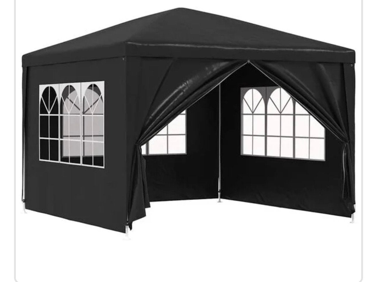 Patrytent 3x3 met 4 zijwanden, Ophalen, Opvouwbaar, Partytent, Minder dan 4 meter