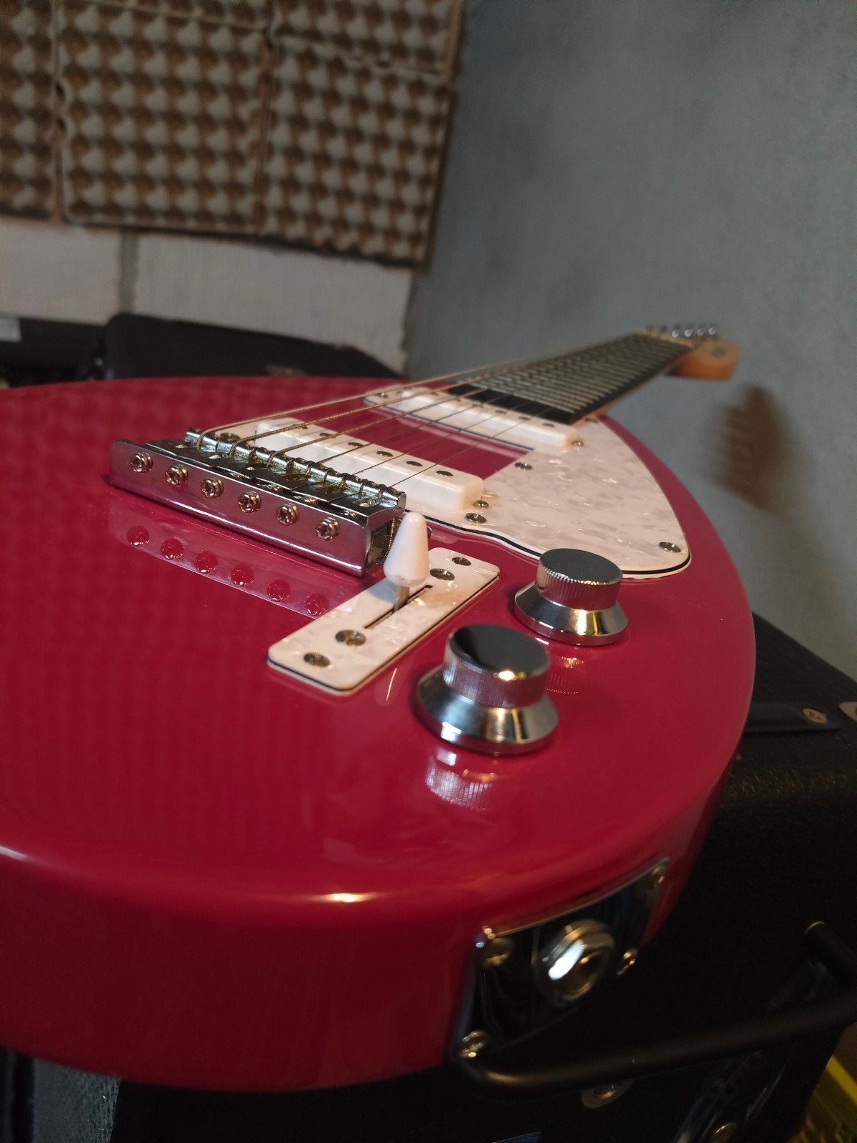 Vox Mini Mark-III TD édition magenta, Enlèvement, Comme neuf, Solid body, Autres marques