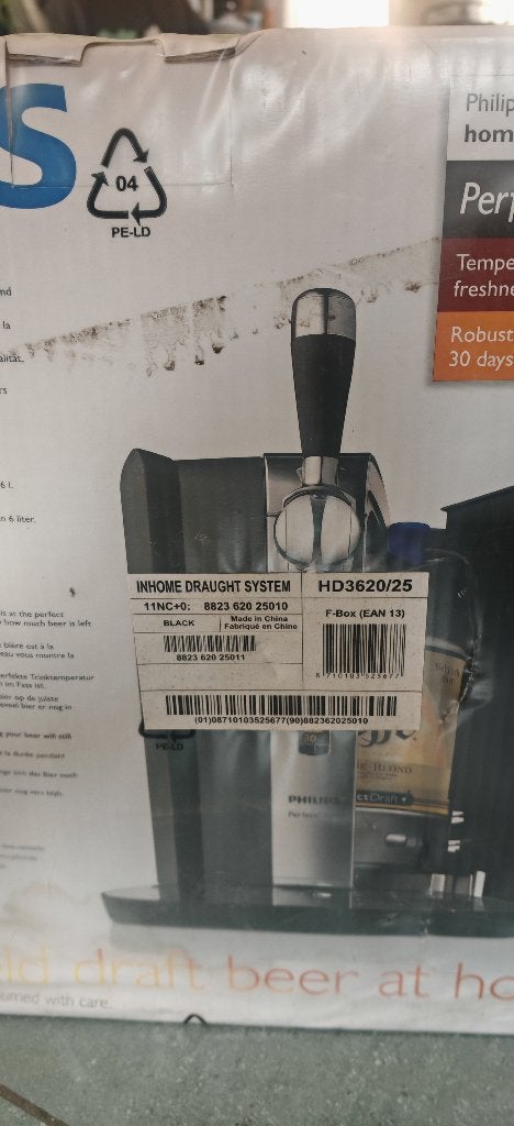 Nieuwe Philips PerfectDraft HD3620/25 bierdispenser, Elektronische apparatuur, Overige elektronische apparatuur, Ophalen of Verzenden