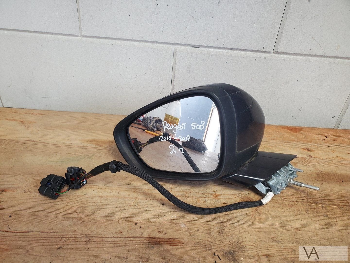 Peugeot 508 2010 - 2017 spiegel links 10 draden €75 lampje, -, Utilisé, -, Peugeot
