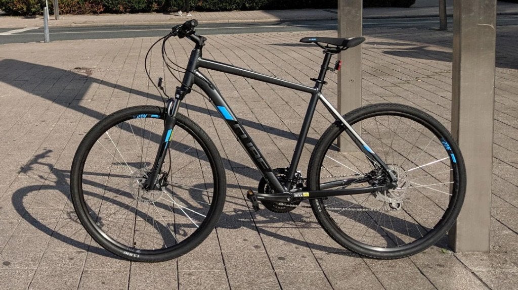 Vélo VTC Cube Nature iridium'n'blue, Enlèvement, Aluminium