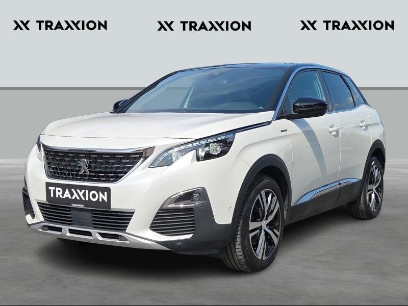 Peugeot 3008 GT Line 1.2i 130pk - Full LED - PDC 360 - GPS, Auto's, Peugeot, 1199 cc, Wit, Handgeschakeld, 5 deurs