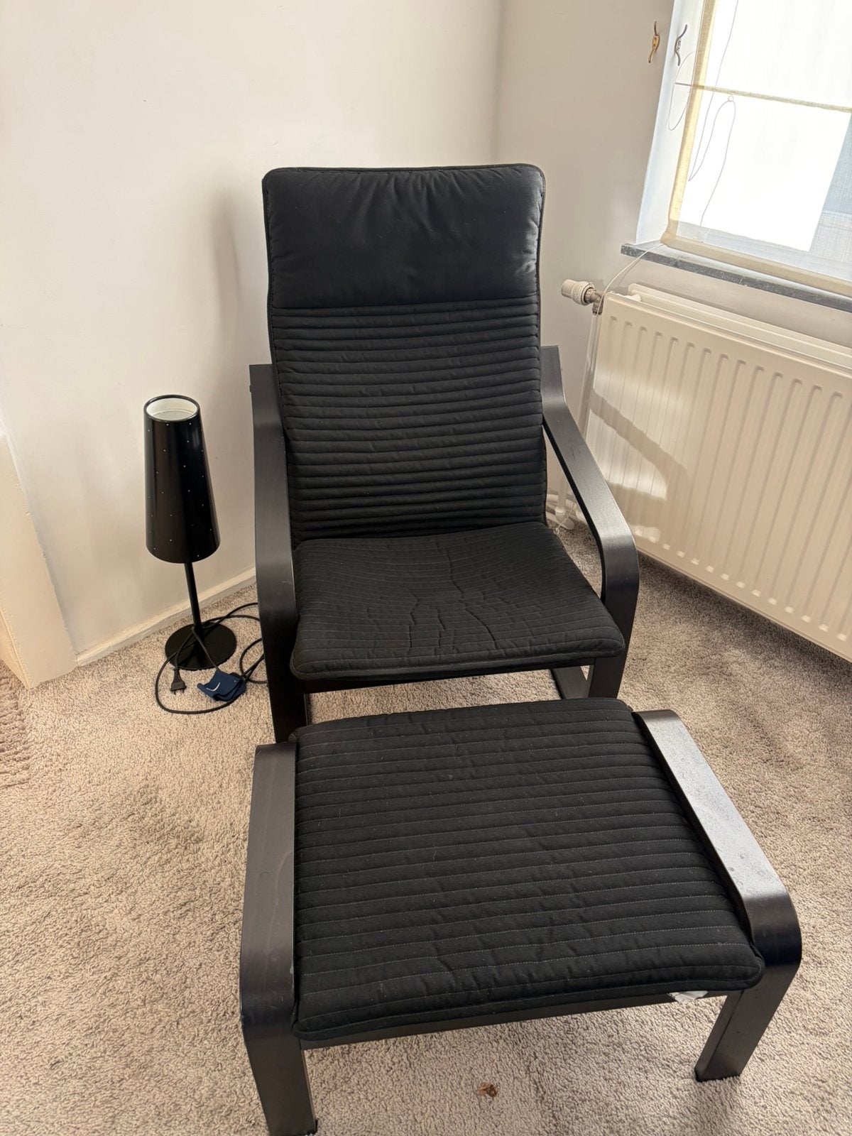 Fauteuil et repose pieds, Enlèvement