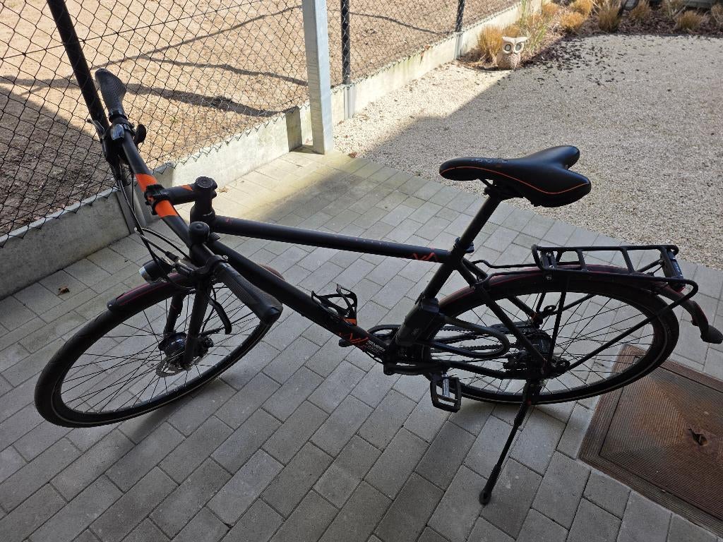 Trek herenfiets, Fietsen en Brommers, Fietsen | Heren | Herenfietsen, Gebruikt, Versnellingen, Schijfrem, Ophalen