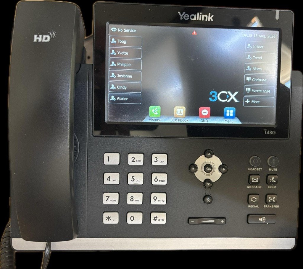 Yealink T48G, Telecommunicatie, Vaste telefoons | Niet Draadloos, Ophalen of Verzenden, Zo goed als nieuw