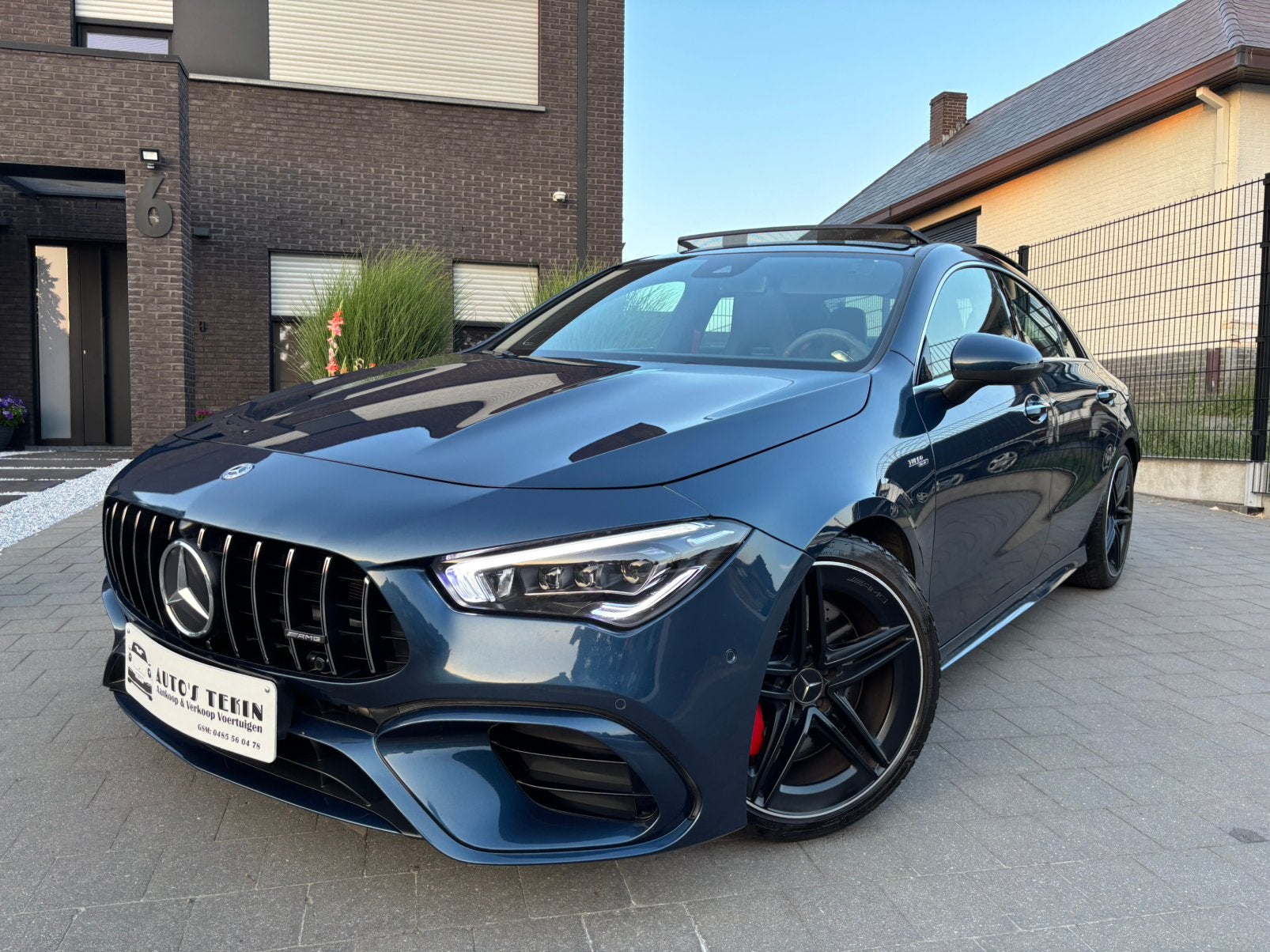 Mercedes CLA 45 S AMG Pano, Burmster *421 ch* | garantie, Autos, Euro 6, Entreprise, Entretenue par le concessionnaire, Noir