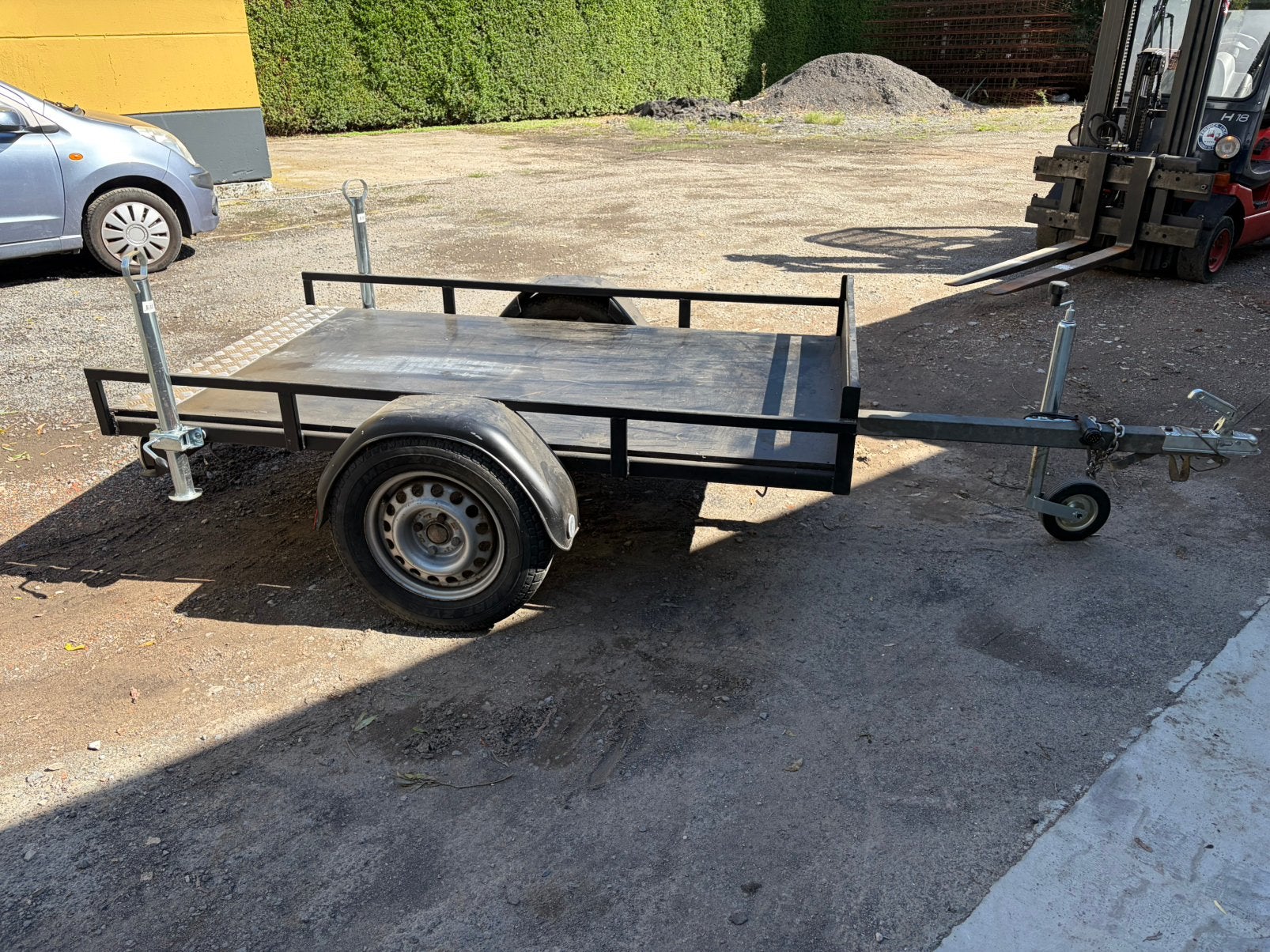 Aanhangwagen plateau  ongeremd, Auto diversen, Ophalen, Zo goed als nieuw