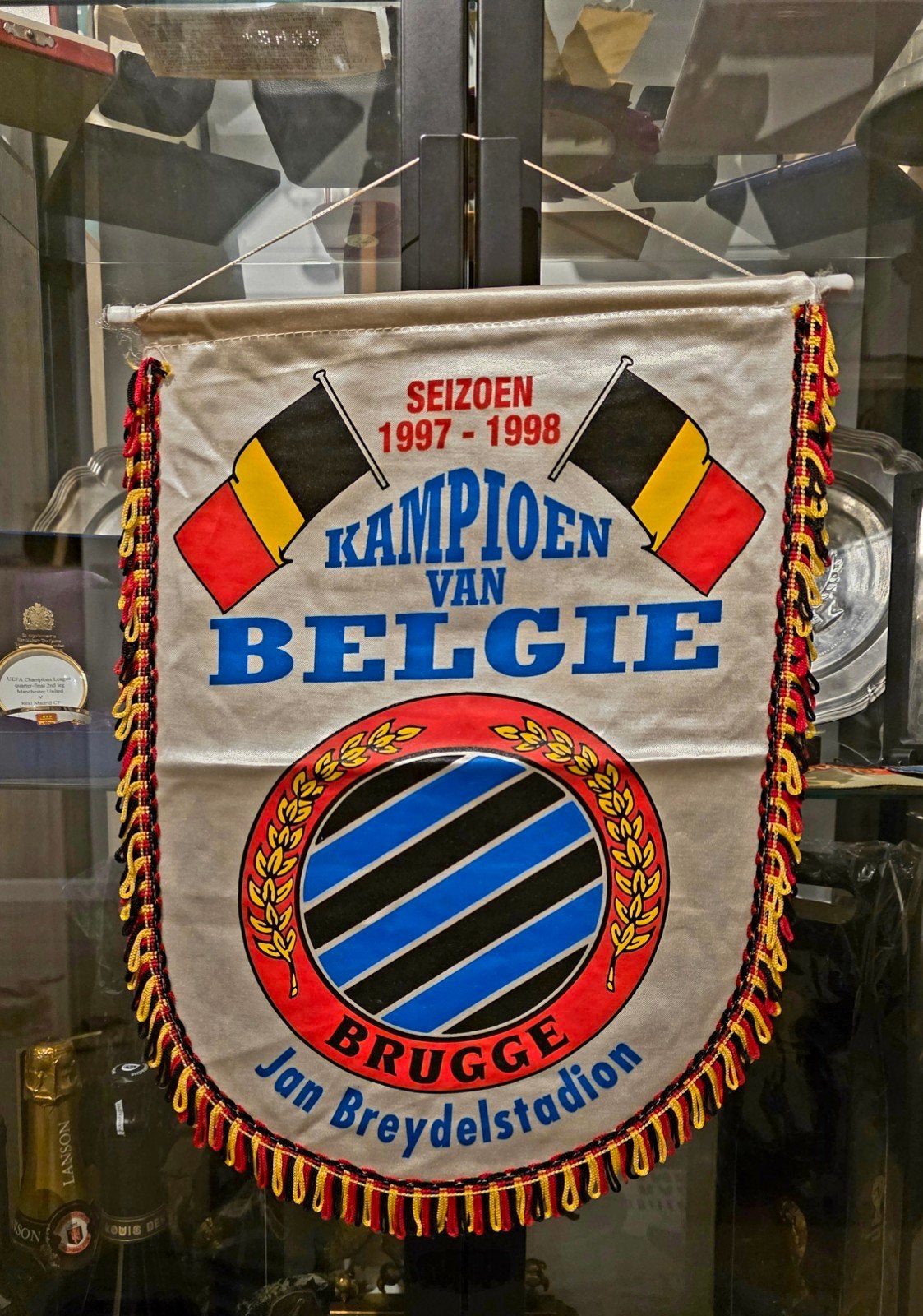 Banner Club Brugge (champion 1997-1998), Sports & Fitness, Enlèvement ou Envoi, Comme neuf