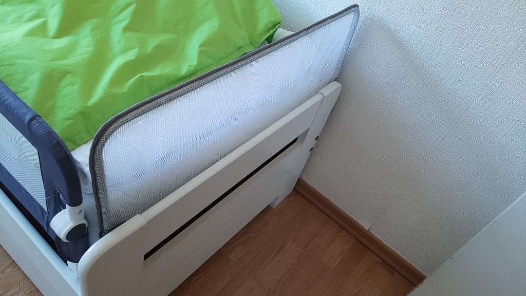 Bedrand, Kinderen en Baby's, Ophalen, Zo goed als nieuw, Minder dan 140 cm, Matras