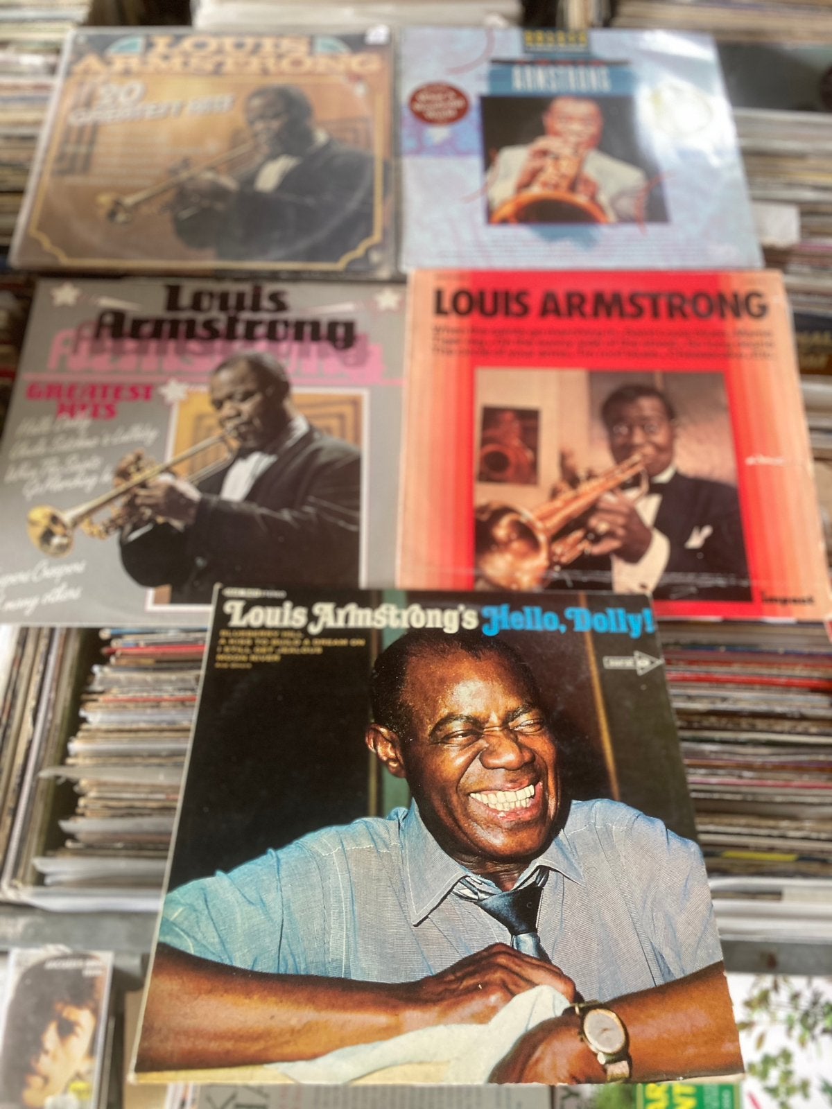 LOUIS ARMSTRONG 5 lp’s samen €45, Enlèvement ou Envoi, Comme neuf